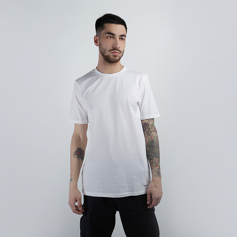 Мужская футболка Carhartt WIP Standard Crew Neck T-Shirt 2 Pack (I020460-white/navy)  - цена, описание, фото 4